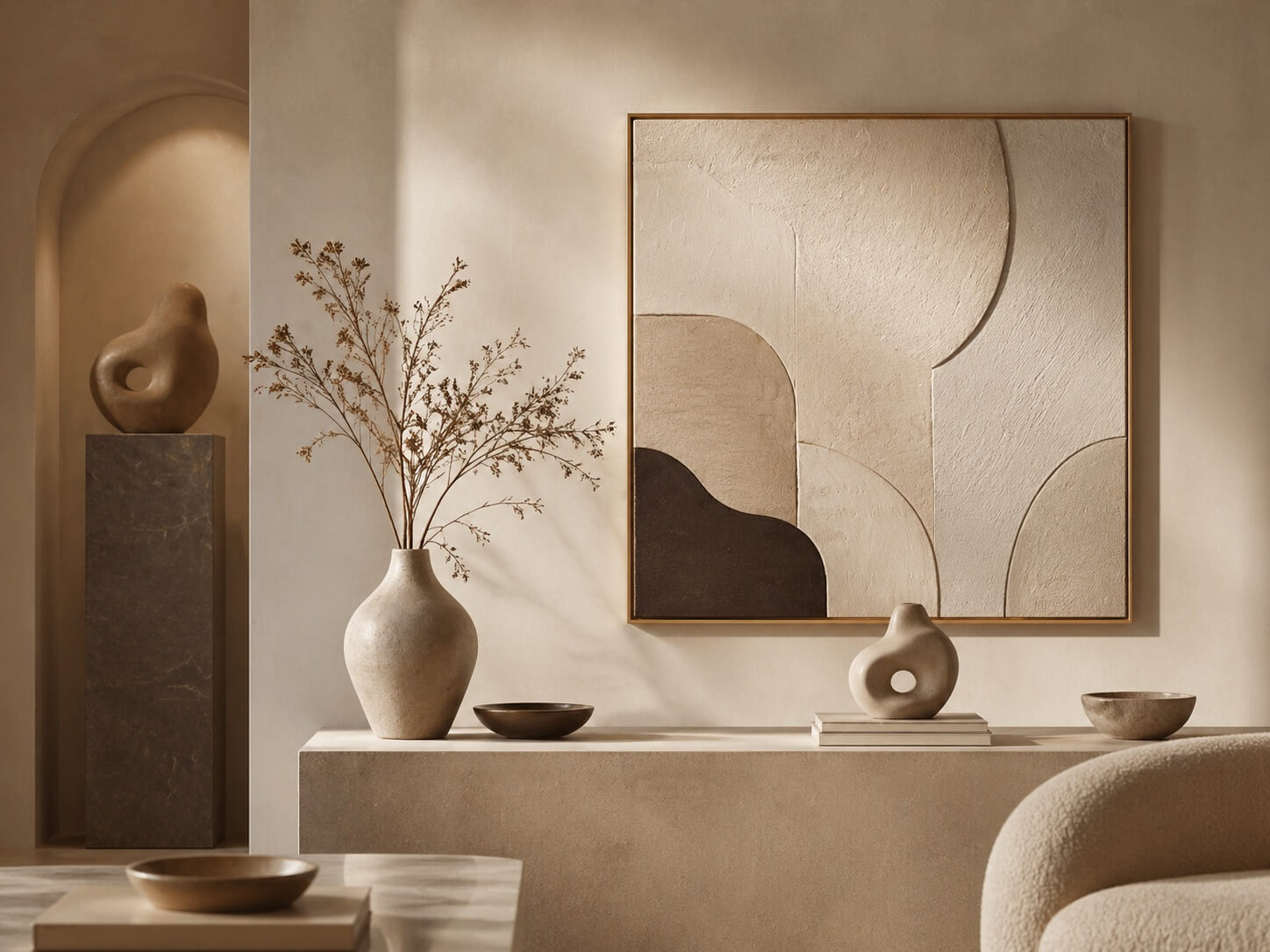 Premium wall art interior for Wallora About Us page in South Africa